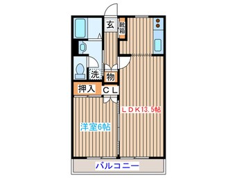 間取図 ウエストコーポⅠ