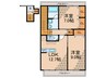 Ｒｏｏｍ 2LDKの間取り