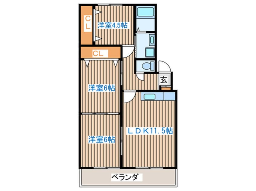 間取図 コクラス柏木