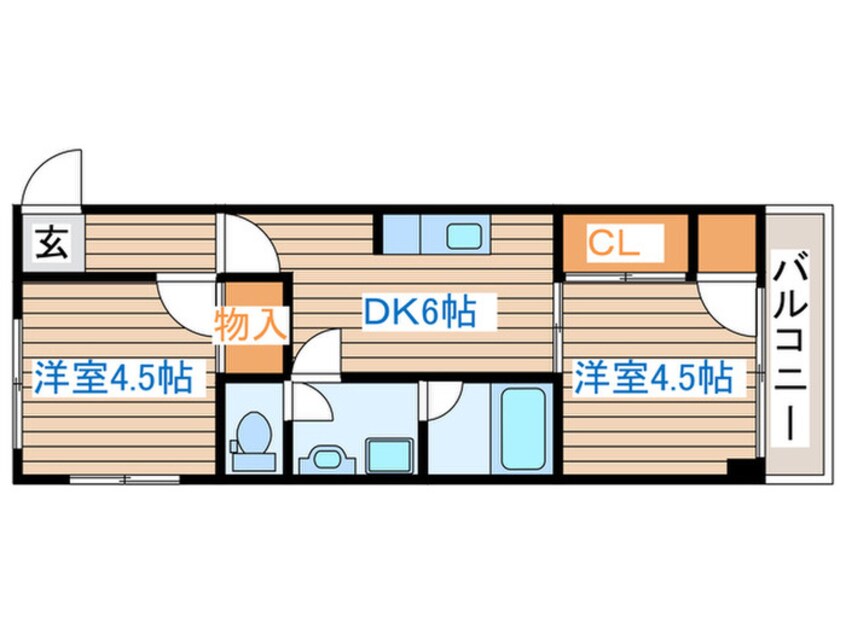 間取図 ヴェーネ長町