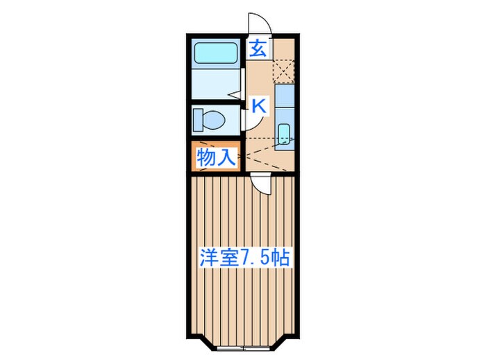 間取り図 ﾎﾜｲﾄｷｬｯｽﾙ南小泉ﾋﾞﾚｼﾞA棟