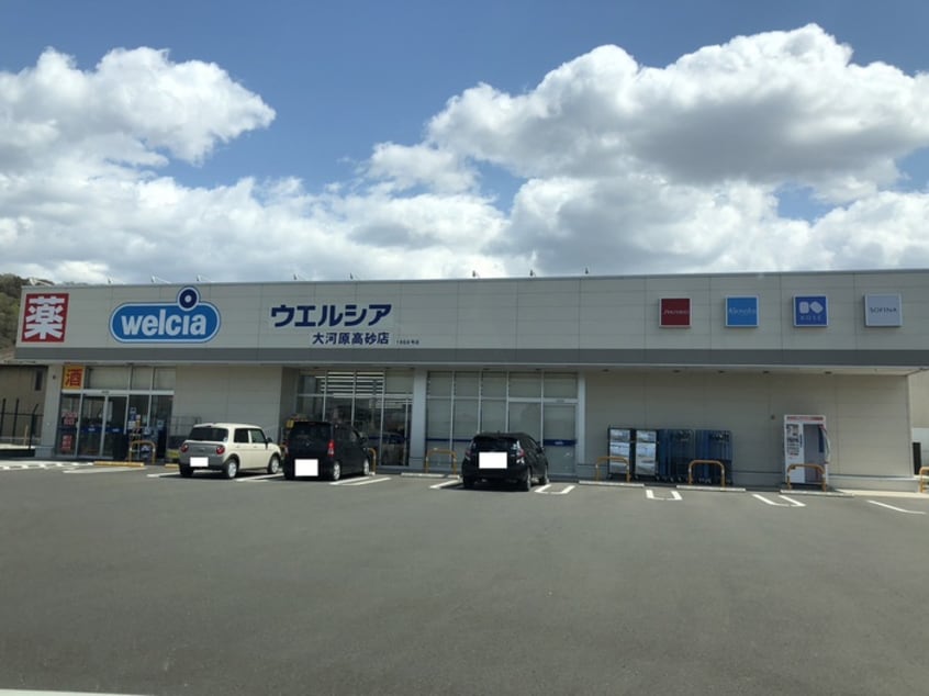 ウエルシア大河原高砂店(ドラッグストア)まで540m ハッピーメゾン秋桜