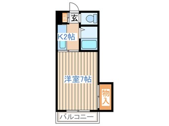 間取図 ロ－タリ－ハイツ