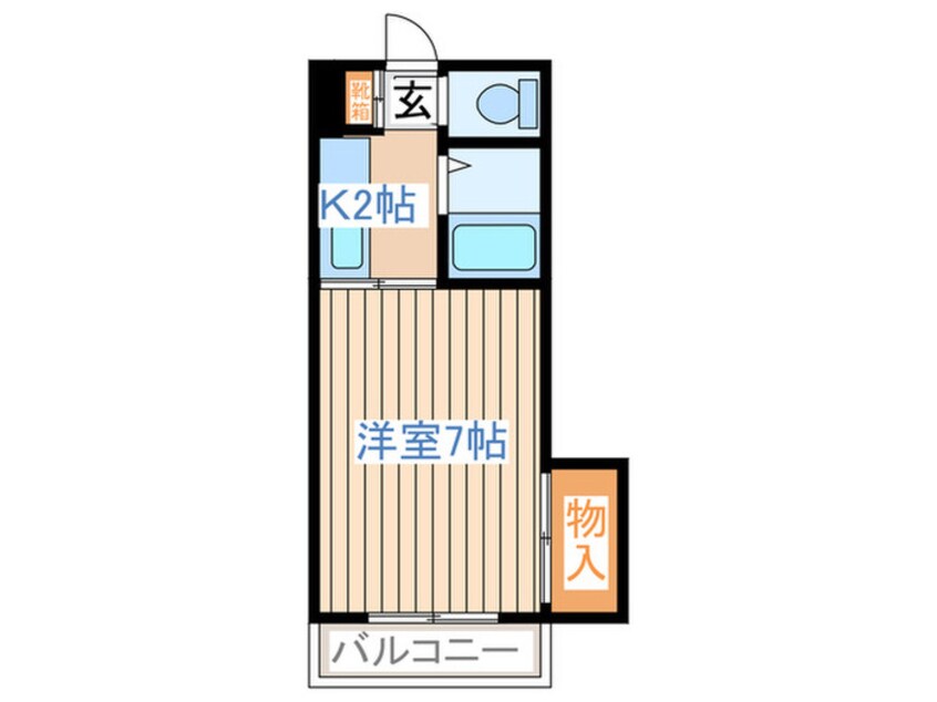 間取図 ロ－タリ－ハイツ