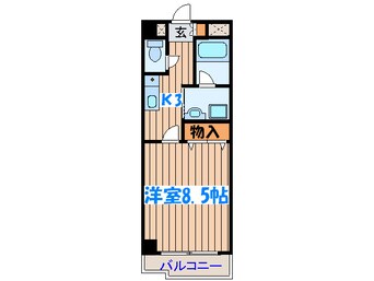 間取図 クレスト宮城野