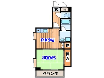 間取図 クレスト宮城野