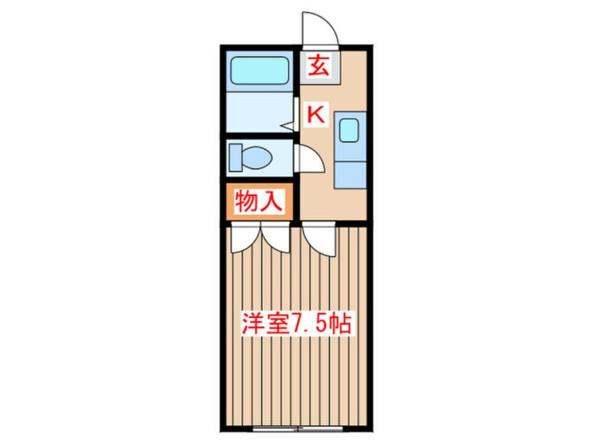 間取図 ハウスブルースカイ