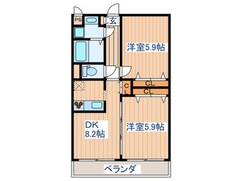 間取図 グランデュールⅢ