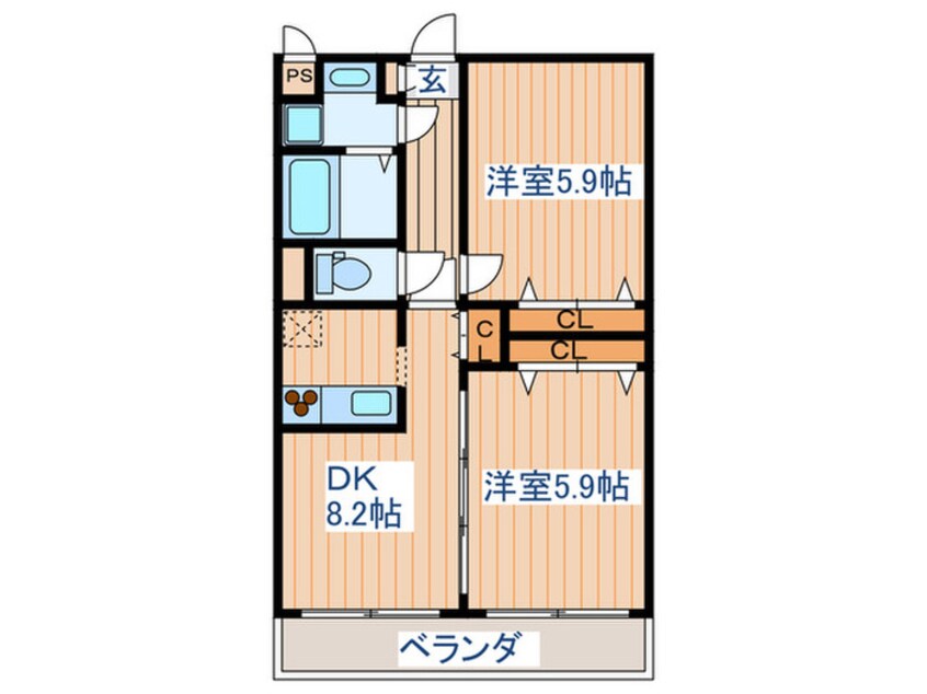 間取図 グランデュールⅢ