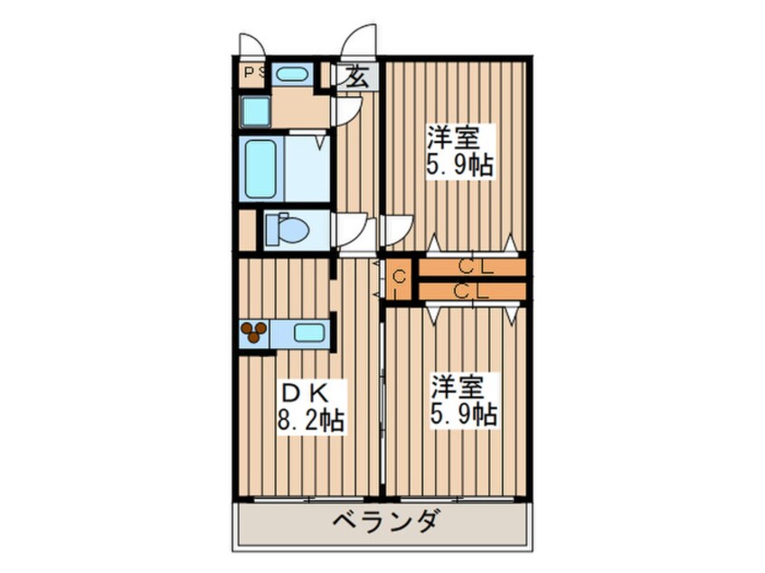 間取図 グランデュールⅢ