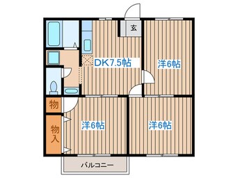 間取図 ひよりプラザハイム