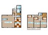日本平戸建貸家Ⅱ 4LDKの間取り