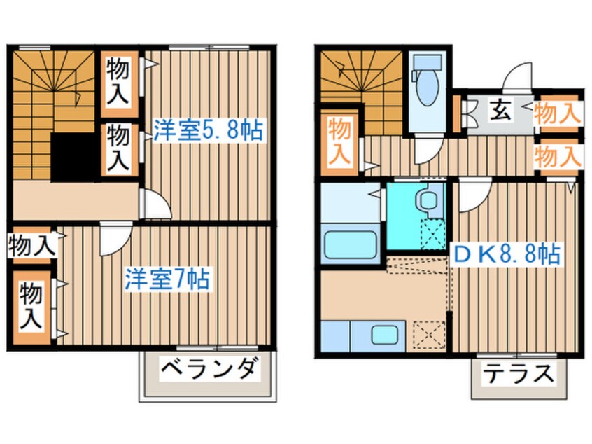 間取図 メゾン・ド・カンパーニュ