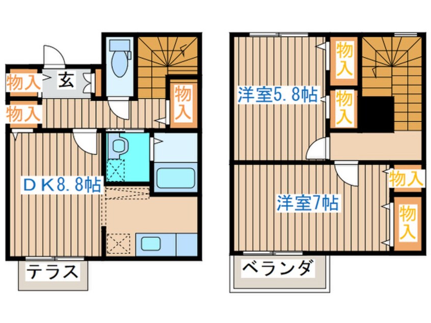 間取図 メゾン・ド・カンパーニュ