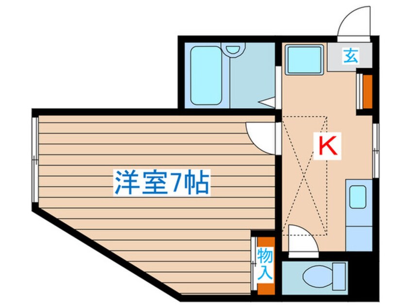 間取図 メゾンＹＫ五輪