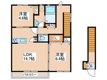 間取図 メゾンマスト桜苑