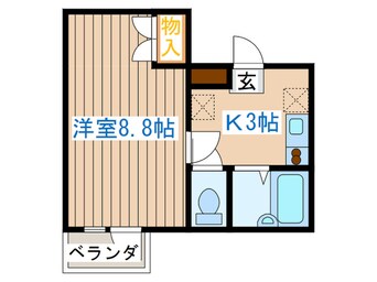 間取図 ビューパレス越路