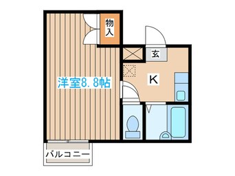 間取図 ビューパレス越路