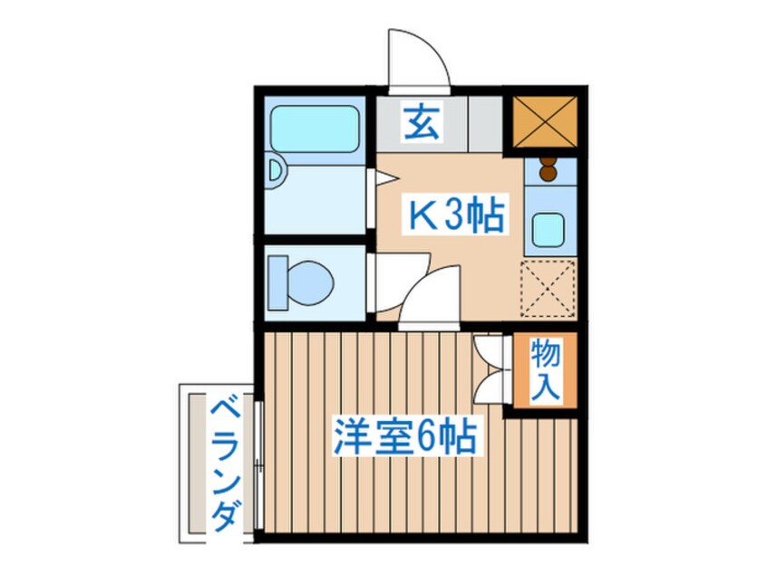 間取図 ビューパレス越路