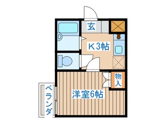 間取図 ビューパレス越路