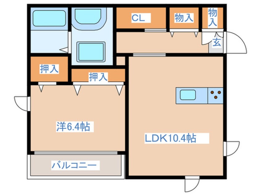 間取図 ファミーユサシン長町