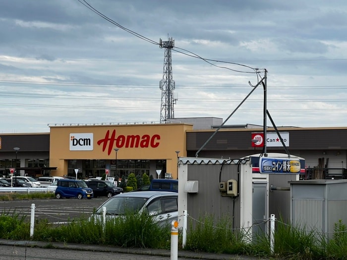 DCM名取店(電気量販店/ホームセンター)まで750m シャトレーハピネスⅡ