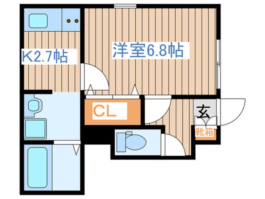 間取図 シャノワール岩沼