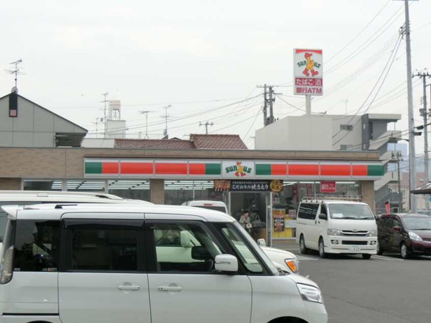 サンクス仙台薬師堂前店(コンビニ)まで100m アスコット薬師堂駅前