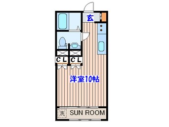 間取図 びゅうHeim　H・Y