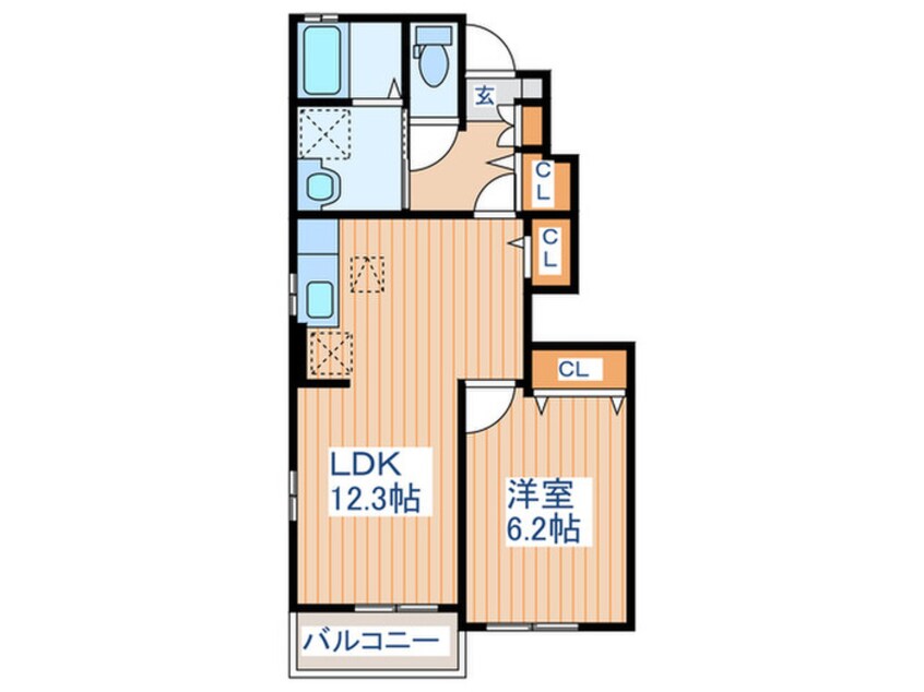 間取図 グランツ　ドミールⅡ