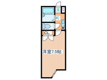 間取図 ベルシティ中倉