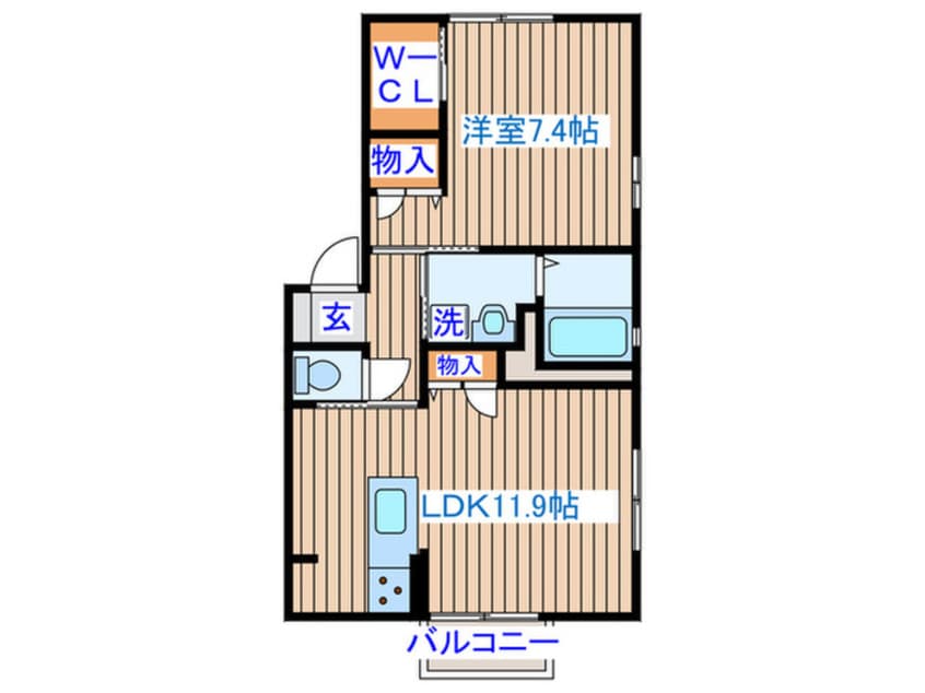 間取図 オーブA