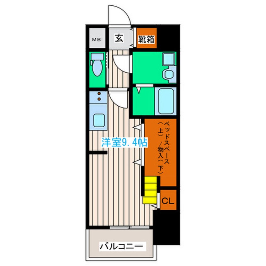 間取図 シティタワー二十人町