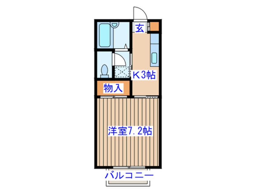 間取図 フレール中山１番館