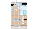 ｱﾝﾌﾟﾙｰﾙ・ﾌﾞﾜ･ｵﾘｳﾞｨｴｵﾄﾞﾗの間取図