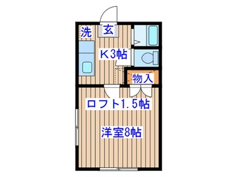 間取図 ベルハイツ幸町