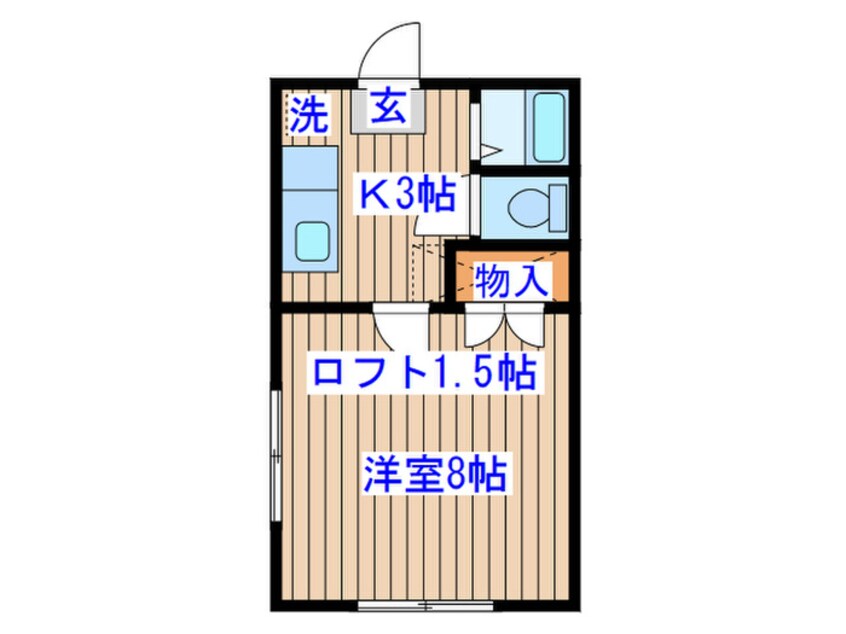 間取図 ベルハイツ幸町