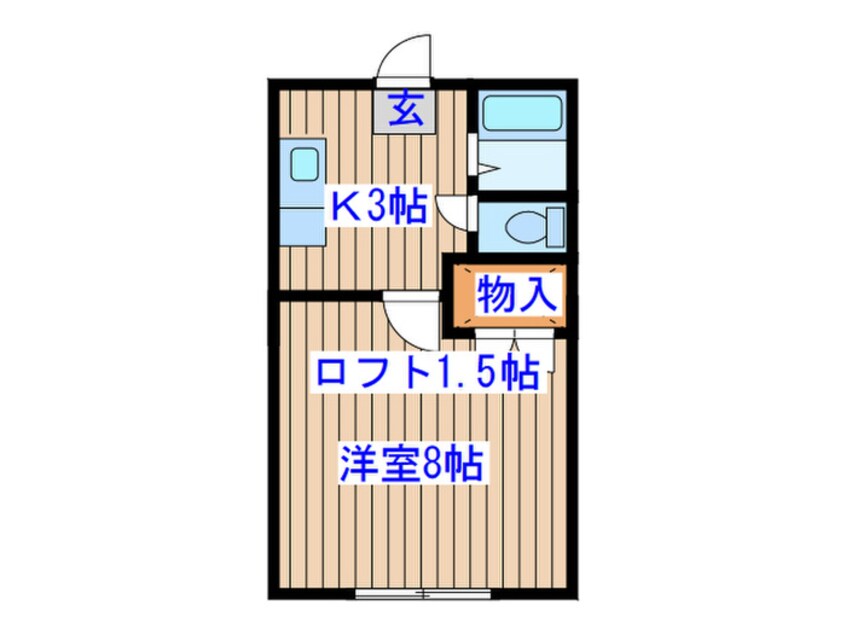 間取図 ベルハイツ幸町