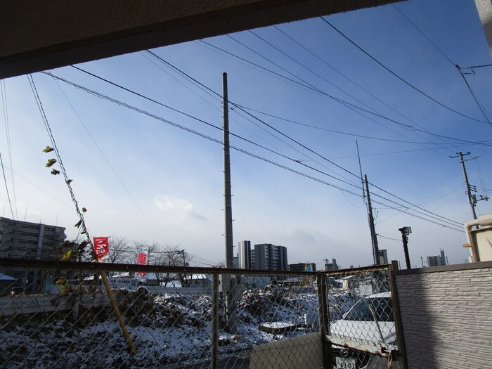 室内からの展望 サンパレス苦竹