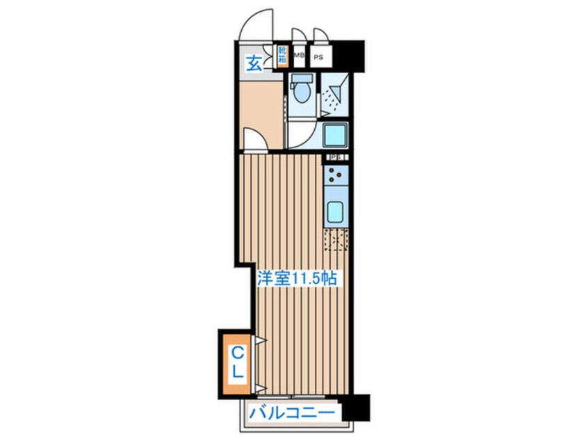 間取図 ダイアパレス北六番丁A棟（106）