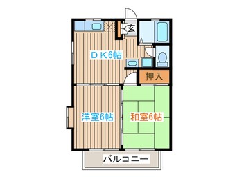 間取図 ゼフィローソあけの平