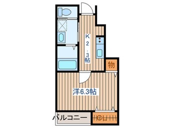 間取図 アバルト南光台