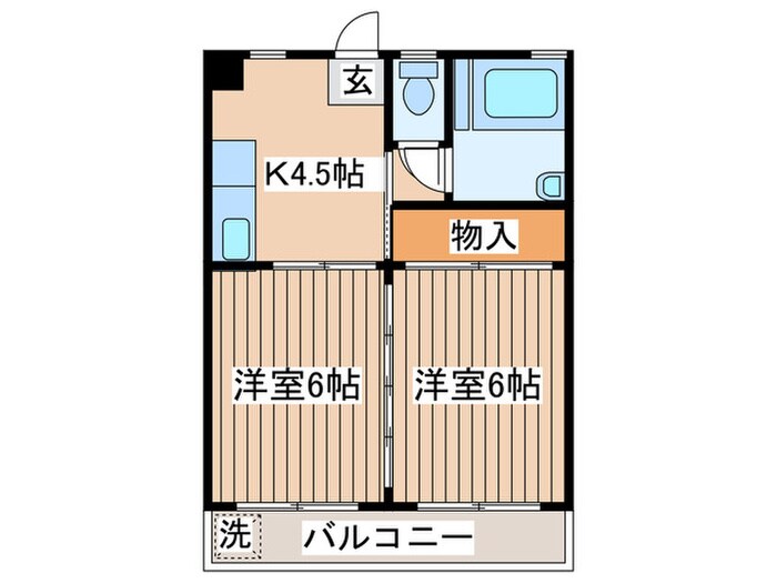 間取り図 宮町フラット