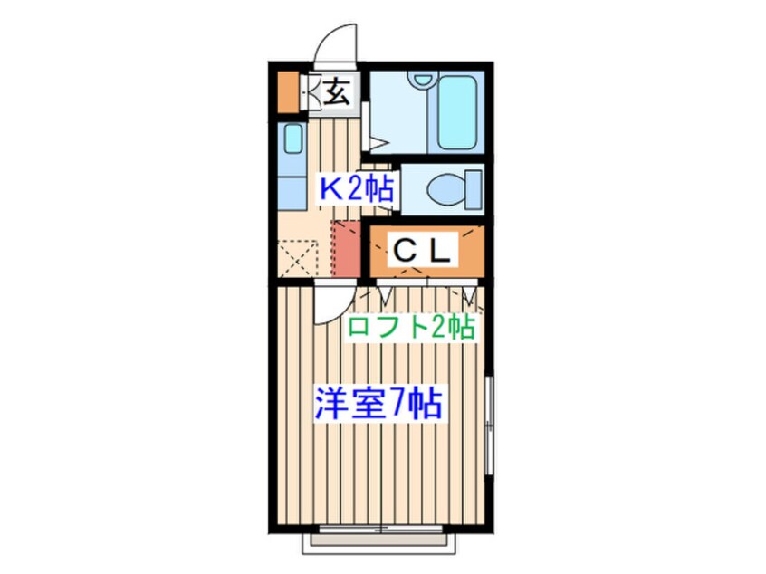 間取図 コーポいずみ中央