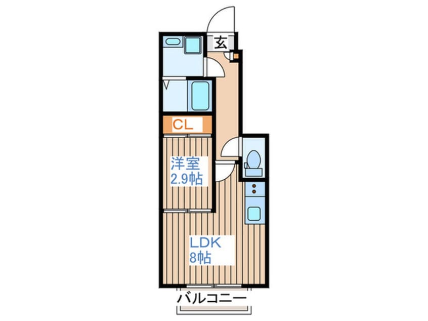 間取図 Ｏｐｕｓ　Ｏｎｅ薬師堂