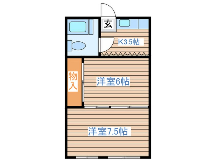 間取図 門前町マンション