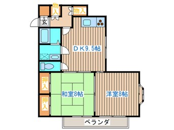 間取図 ローレンスパークＡ棟