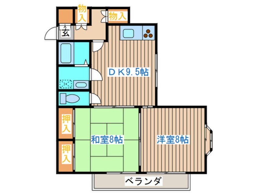 間取図 ローレンスパークＡ棟