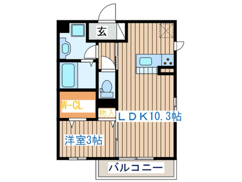 間取図 ハイブリッジ恵和町