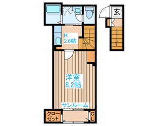間取図 プリヴェール・スカイ
